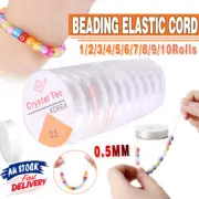 Super Strong Stretch Elastic Cord String Bead Beading Jewelry Bracelet 12M/Roll