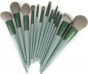 Koccido Makeup Brushes 13 Pcs Makeup Kit,Foundation Brush Eyeshadow Brush Make up Brushes Set (Green, 13 Piece Set Large)