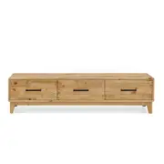 Portland Solid Recycled Pine Timber TV Unit