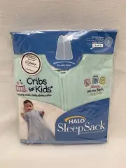 HALO Size Small Sleep Sack Crib Wearable Blanket Mint Green 0-6 Months TOG 1 NEW