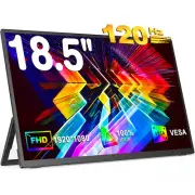 UPERFECT 18.5" Gaming Monitor FHD 120Hz Monitor Mini HDMI Type C Portable Screen
