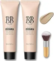 Concealer Hydrating BB Cream, BB Cream Beauty Makeup, Full-Coverage Foundation Concealer, Color Correcting, Tinted Moisturizer Primer for All Skin Types - Evens Skin Tone,270 Wheat