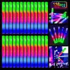 12-600PCS Light Up LED Soft Foam Sticks Wands Rally Flashing Glow Party Rave AU