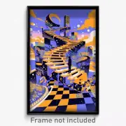 German Movie Poster - Pure Pavillion (Germany Psychedelic Art Retro Film Print)