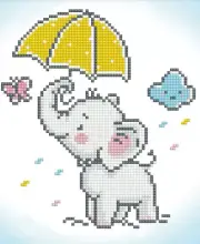 Diamond Dotz Baby Brollie Diamond painting kit