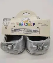 New Build-A-Bear Workshop Silver Princess Heel