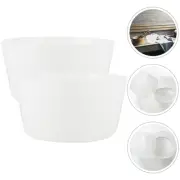 2 Pcs Sauna Bucket Liner Bathing Barrel Spa Accessory Portable Tub Mat Bathtub