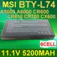 MSI 6芯 BYT-L74 日系電芯 電池 CR600X CR610 CR610X CR620 CR630