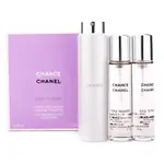 (現貨免運）岡山戀香水~CHANEL 香奈兒 CHANCE 粉紅甜蜜版女性行動淡香水3*20ML~優惠價:4280元