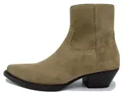 $1,200 Saint Laurent Khaki Suede Boots size US 10, Made in Italy