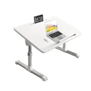 SOGA 60x40cm White Small Foldable Laptop Bed Table