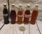 ORIGINAL Coca Cola Miniature Small Bottles