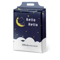 在飛比找momo購物網優惠-【Hello Hello】星月喵超溶水柔拭抽取式衛生紙100