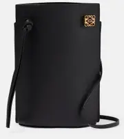 [Loewe] Loewe Dice pocket leather shoulder bag One Size black