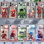 MARVEL SUPER HERO 蘋果 IPHONE 6 6S 7 8 SE PLUS X XS 矽膠軟套相機保護手機