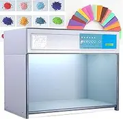 Color Assessment Cabinet, Lab Color Matching Light Box,LED Light Box Color Matching Cabinet,6 Light Sources(D65/TL84/F/UV/CWF/TL83)