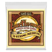Ernie Ball Earthwood Medium 12-String 80-20 Bronze Acoustic Guitar String, 11-28 Gauge