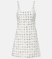[Simkhai] Simkhai Ziva sequined crêpe minidress UK 4 white