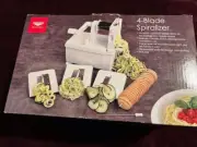 Paderno World cuisine 4 blade spiralizer compact design