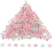 DIYEAH 10 Pcs Pentagram Soft Clay DIY Craft Glitter Stars for Nail Art Hair Accessories