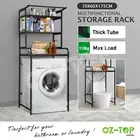 3 Tier Over Toilet Bathroom Rack Shelf Towel Laundry Storage Organizer Stand