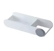 Hair Dryer Holder Wall Mounted Storage Rack Storage Bracket Bathroom Shelf White