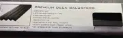 Precision Steel Square Balusters Matte Black 26" x 3/4”, 10-Pack NEW!