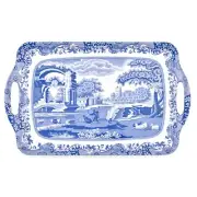 Spode Blue Italian Collection Large Handled Tray | Serving Tray for Lunch, Co...