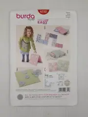 Burda Sewing Pattern 6752 Child's Soft Toys Soft Games Size 4 styles NEW