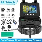Sewer Camera 10.1" Monitor Drain Pipe Inspection Camera with 512Hz Pipe Locator