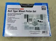 Bolt-Type Wheel Puller Set, 46 Pcs., New In Plastic Sealed Box, Pittsburgh Co.