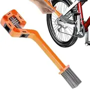 Chain Brush - Square Double Head Chain Brush for |Four Sided Easy Use Multifunctional Cleaning for Motorcycle Gear Bike