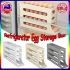 Refrigerator Egg Storage Box Kitchen Large Capacity Rolling Egg Storage Box HI