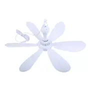 12V Portable Ceiling Fan 6Blades 20" 12V Hanging Fan with 2.9m Cable