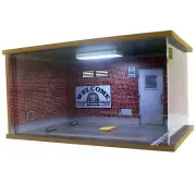 1/18 Scale Model Car Display Case - 1:18 Car Garage Display Case with Clear A...