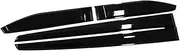 Car Styling Compatible for Suzuki Vitara ABS Side Door Body Molding Cover Trim Protection Decoration 4pcs / Set 2016 2017 2018(Black 4pcs)