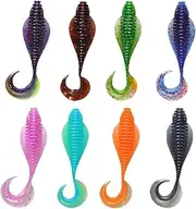 Garende 8X Soft Fishing Lures Bright Color Gifts Swim Baits for Trout Crappie Perch