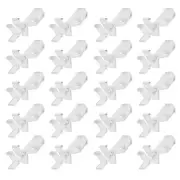 20 Pcs Curtain Clips Blind Window Plastic Brackets Blinds Holders