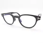 Tom Ford TF 5783 005 Black 47mm Nose Pads Blue Block New Authentic Frames