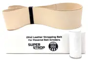 2X42 inch Super Strop Leather Honing Strop Belt fits 2x42 Belt Sanders