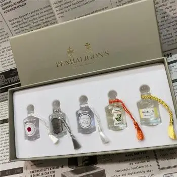 【Penhaligons 潘海利根】5ml*5 沾式香水 杜松司令 月亮女神 皇家橡樹 伊莉莎白玫瑰 蜜語橙香 橙花 禮盒