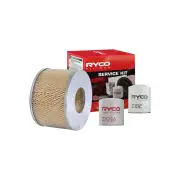Ryco Oil Air Fuel Filter Service Kit for Holden Jackaroo UBS52 11/1981-1985