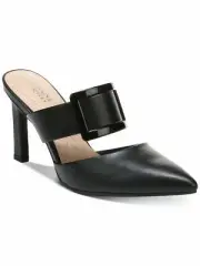 Alfani Womens Sima Faux Leather Slip-on Pumps Black 6.5 Medium (B,M)