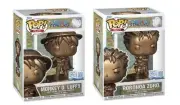 Funko POP! Plus #1900 Monkey D. Luffy & #1901 Roronoa Zoro Bronze Statue Set