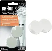 Braun Face Brush Beauty Sponge Replacement Head 2 Pack