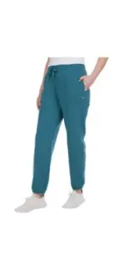 Champion Ladies' Sueded Fleece Jogger Aqua Tonic Size Large B16