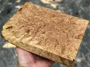RARE! Asian Satin Burl ,Exotic Wood, Lumber, Knife Timber Handle Lumber #2795