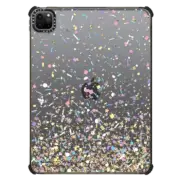 iPad Pro 11-inch (3rd/4th gen) iPad Impact Case Gold Multicolor Pastel Confetti Transparent