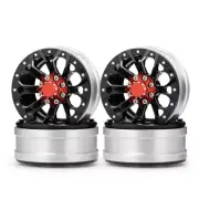 FLYXM 26mm 4Pcs 1.9" Beadlock Wheel Rims for 1:10 RC Crawler Axial SCX10 Crawler