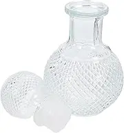 Homoyoyo Glass Liquor Dispenser with Stopper Elegant Whiskey Brandy Decanter for Home Bar Use for Bartenders Stylish Glass Bottle for Spirits Versatile Practical